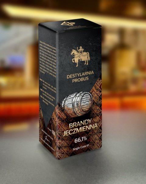 Brandy Jęczmienna 66,1% 500ml