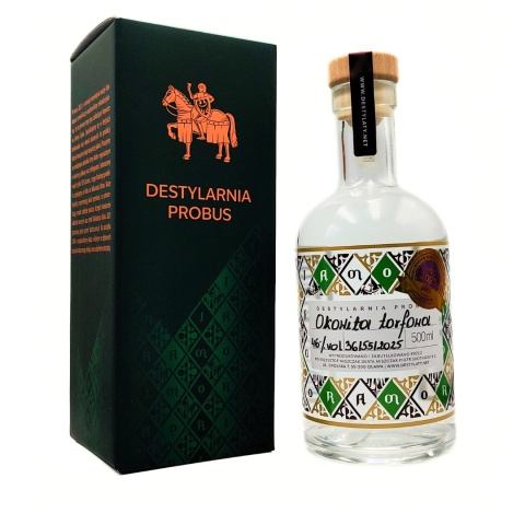 Okowita torfowa z opakowaniem